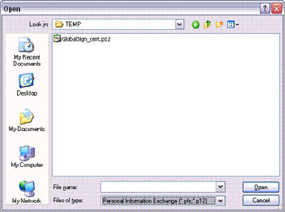 Save your Certificate as a Personal Information Exchange