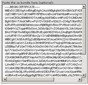 Install the CA Bundle