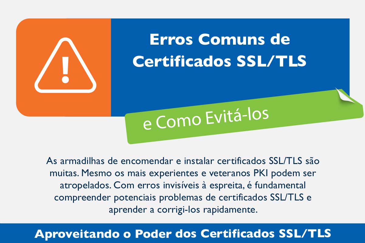 Infográfico - Erros Comuns de Certificados SSL/TLS e Como Evitá-los