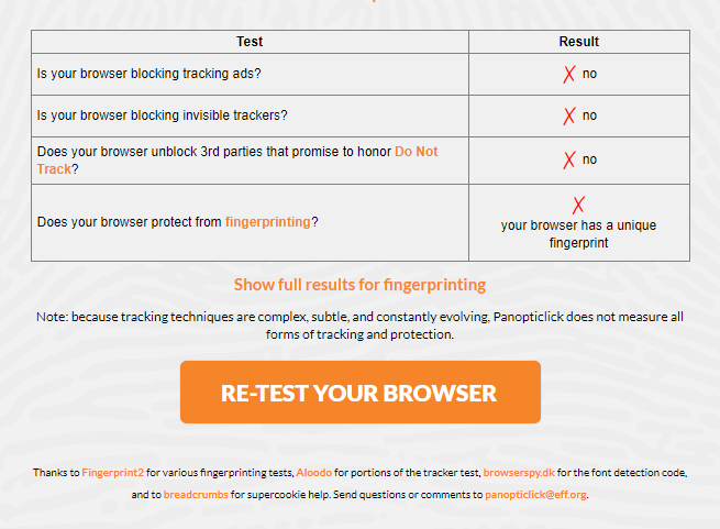 test your browser