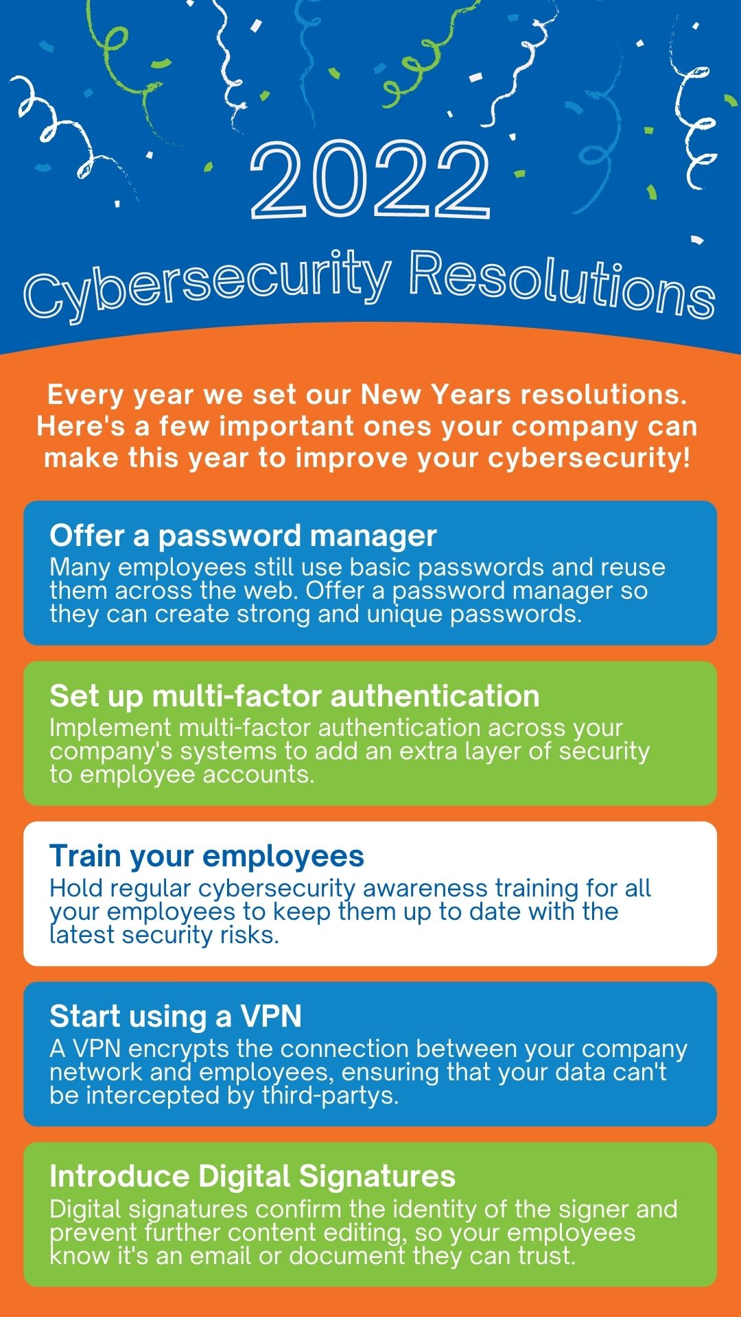 New Year Resolutions CyberSecurity
