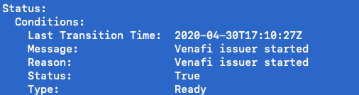 venafi kubernetes_image17_globalsign venafi issuer namespace default part 2