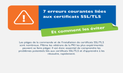 Infographie - 7 erreurs courantes liées aux certificats SSL/TLS