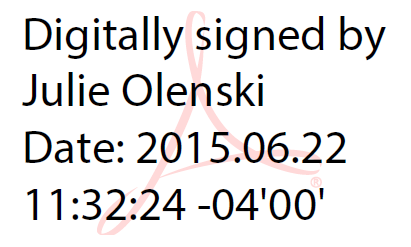 Timestamped Digital Signature