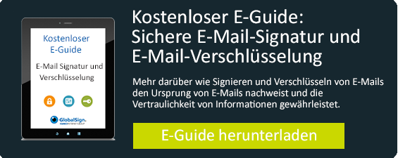 Sichere E-Mail Signatur und E-Mail-Verschlüsselung
